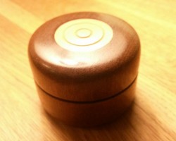 Lidded Pot. Mahogany and Holly