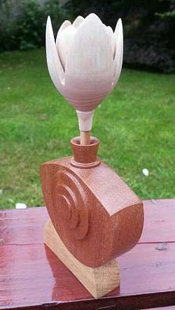 Tulip and vase